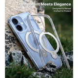 Torras iPhone 17 Kuori Ostand Q3 Spin Kirkas