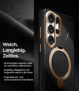 Torras Samsung Galaxy S26 Ultra Kuori Ostand Q3 Vegskin Obsidian Black