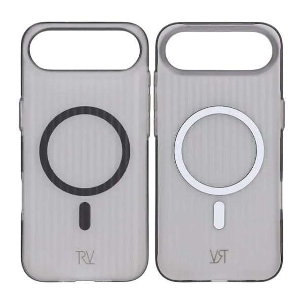 Rvelon iPhone Air -kuori, aaltoileva, MagSafe, musta