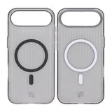 Rvelon iPhone Air -kuori, aaltoileva, MagSafe, musta