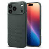 Spigen iPhone 17 Pro Max -kuori Liquid Air Abyss Green