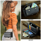CaseMe iPhone 17 Pro Max/iPhone 18 Pro Max Kotelo C36 Series Musta