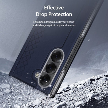 Dux Ducis Samsung Galaxy Z Fold 7 Kotelo Bril Series Sininen