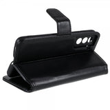 Nordic Covers Samsung Galaxy S21 FE Essential Leather Raven Black -kotelo