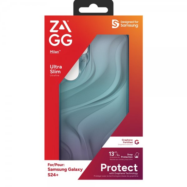 ZAGG Samsung Galaxy S24 Plus -suojakuori Milan Deep Aurora