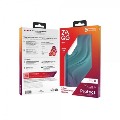 ZAGG Samsung Galaxy S24 Ultra -suojakuori Milan Deep Aurora