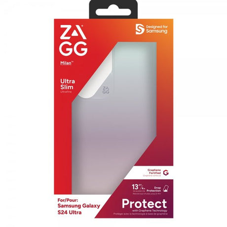 ZAGG Samsung Galaxy S24 Ultra -suojakuori Milan Iridescent