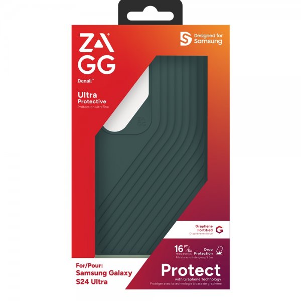 ZAGG Samsung Galaxy S24 Ultra -suojakuori Denali Evergreen