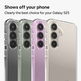 ZAGG Samsung Galaxy S25 -suojakuori Crystal Palace läpinäkyvä