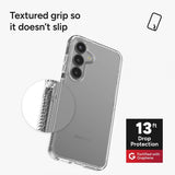 ZAGG Samsung Galaxy S25 -suojakuori Crystal Palace läpinäkyvä