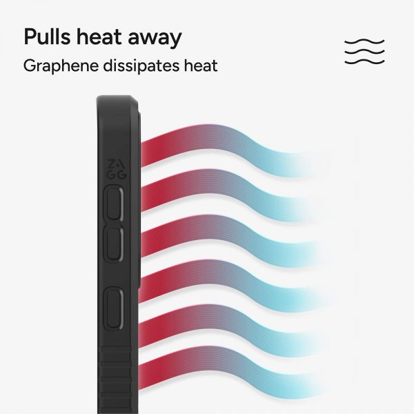 ZAGG Samsung Galaxy S25 Plus -suojakuori Denali Kickstand Musta