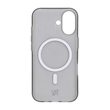 Rvelon iPhone 17 -kuori aaltopahvikuviolla MagSafe musta