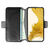 Krusell Samsung Galaxy S20 FE -kotelo, Leather PhoneWallet, musta