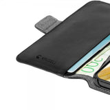 Krusell Samsung Galaxy S22 Plus -kotelo Leather PhoneWallet, musta