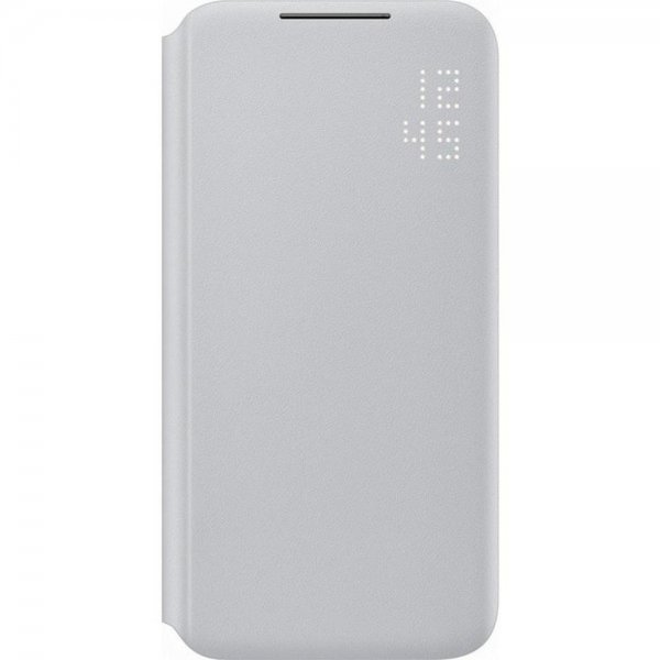 Samsung Alkuperäinen Galaxy S22 Plus -kotelo Smart LED View Cover Vaaleanharmaa