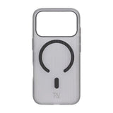 Rvelon iPhone 17 Pro Kotelo Aallotettu MagSafe Harmaa