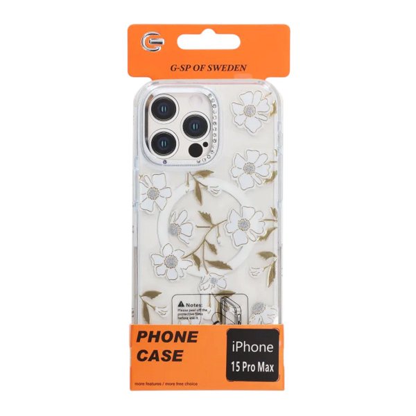 iPhone 15 Pro Max Kuori Kuvio MagSafe Kukkivat oksat