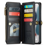 CaseMe iPhone 13 Pro Max Kotelo C36 Series Musta