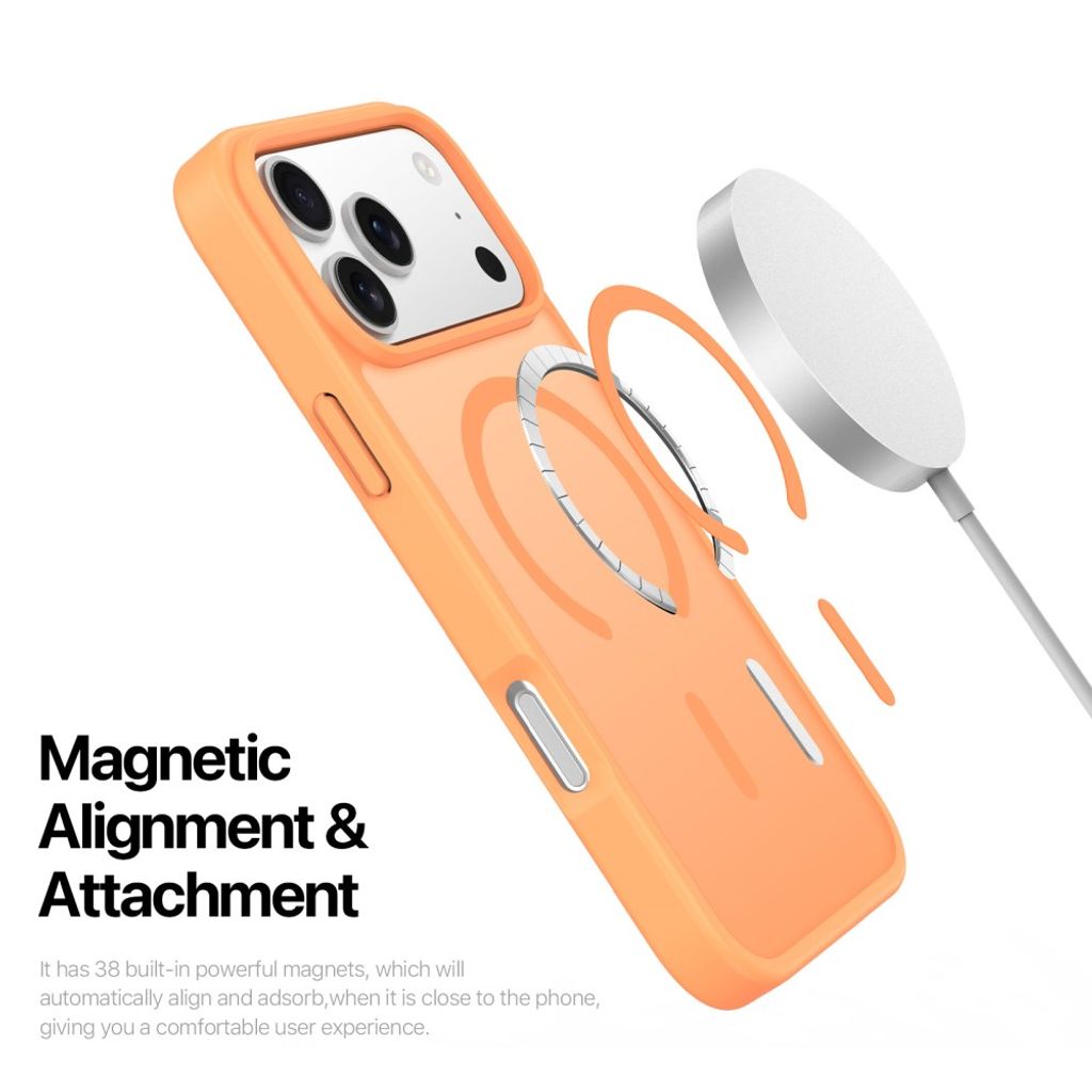 Dux Ducis iPhone 17 Pro/iPhone 18 Pro Kuori Yind Series MagSafe Oranssi