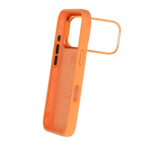 iPhone 17 Pro Max Silikoninen MagSafe-jalustakuori Oranssi