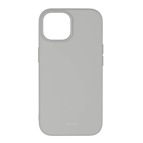 Onsala iPhone 13/iPhone 14/iPhone 15 Kuori Silikonituntuma Concrete