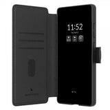 agood company Samsung Galaxy S25 Ultra Kotelo Pyöreä Lompakkokotelo Musta