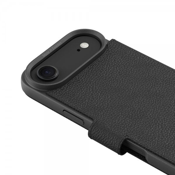 agood company iPhone Air Kotelo Pyöreä Lompakkokotelo Musta