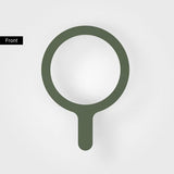 agood company Irrotettava MagSafe rengas Moss Green