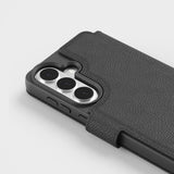 agood company Samsung Galaxy S26 Kotelo Pyöreä Lompakkokotelo Musta
