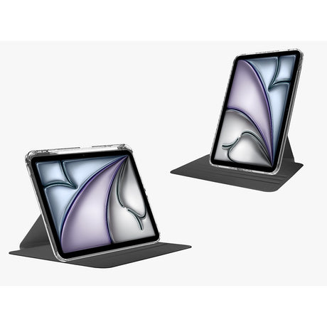 X2O iPad Air 11 (M2/M3/M4) Kotelo 2in1 Mag Folio 360 Musta
