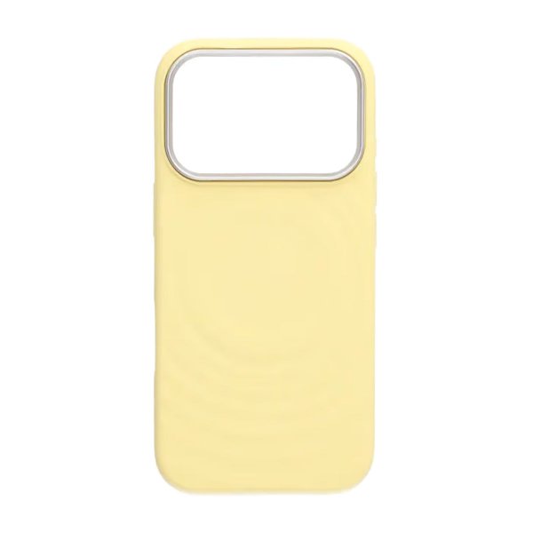 iPhone 17 Pro Max Silikoninen MagSafe-kuori Keltainen