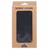 Nordic Covers iPhone 15 Plus MagLeather -kotelo, Raven Black