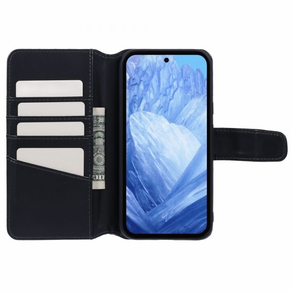 Nordic Covers Google Pixel 8a - MagLeather Suojakuori, Raven Black