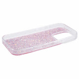 Nordic Covers iPhone 16 Pro -kuori, Sparkle Series, Blossom Pink