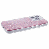 Nordic Covers iPhone 16 Pro -kuori, Sparkle Series, Blossom Pink