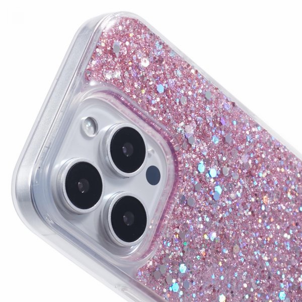 Nordic Covers iPhone 16 Pro Max Kuori Sparkle Series Blossom Pink