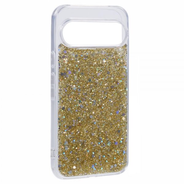 Nordic Covers Google Pixel 9/Pixel 9 Pro Kuori Sparkle Series Citrine Gold