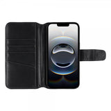 Nordic Covers iPhone 16./17. Essential Leather -suojakotelo Raven Black