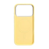 iPhone 17 Pro Max Silikoninen MagSafe-kuori Keltainen