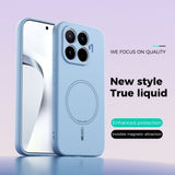 ABEEL Xiaomi 17T Kuori Silikoni MagSafe Vaaleansininen