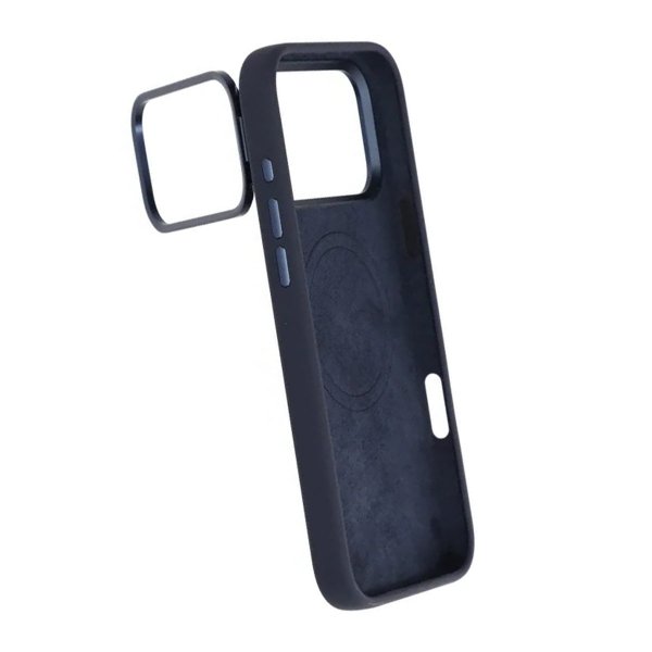 iPhone 17 Pro Max Kuori Silikoni MagSafe Sininen