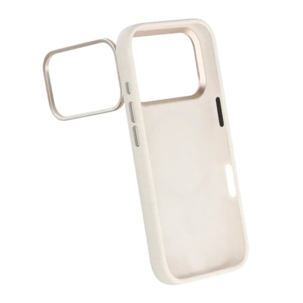 iPhone 17 Pro Max Silikoninen MagSafe-jalustakuori Valkoinen