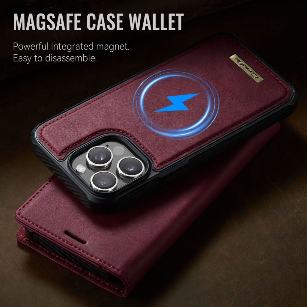 CaseMe iPhone 13 Pro Kotelo C49 Series Punainen
