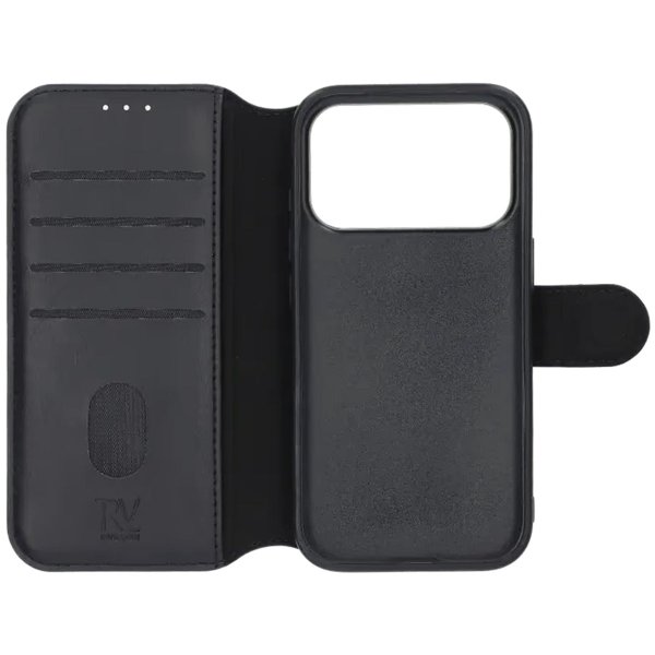 Rvelon iPhone 17 Pro -kotelo 4 korttipaikalla MagSafe Musta