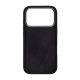 iPhone 17 Pro Max Kuori Silikoni MagSafe Jalusta Musta