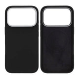 iPhone 17 Pro Silikonkuori MagSafe-jalustalla Musta