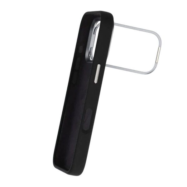 iPhone 17 Pro Silikonkuori MagSafe-jalustalla Musta