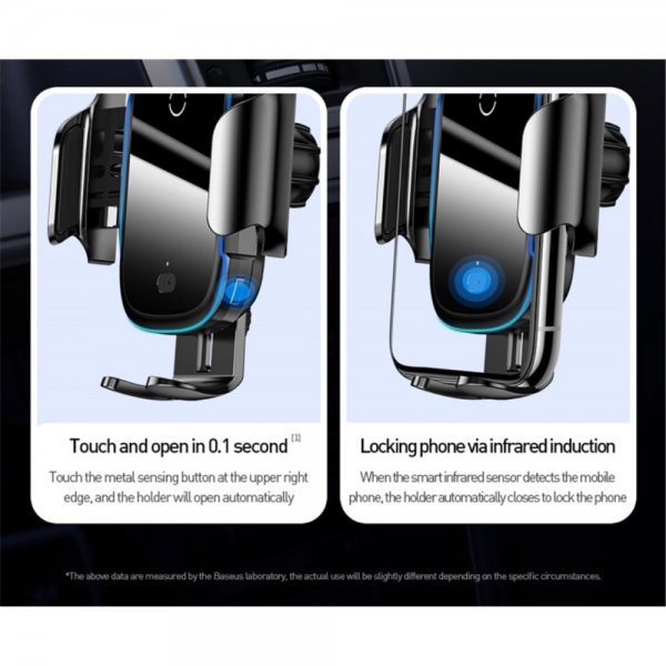 Baseus Autoteline Light Electric Holder Langaton Laturi