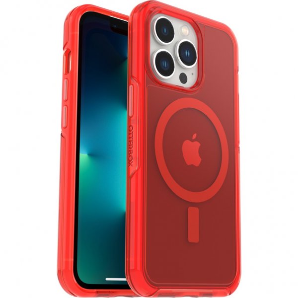 Otterbox iPhone 13 Pro Symmetry Plus Clear In The Red -suojakuori