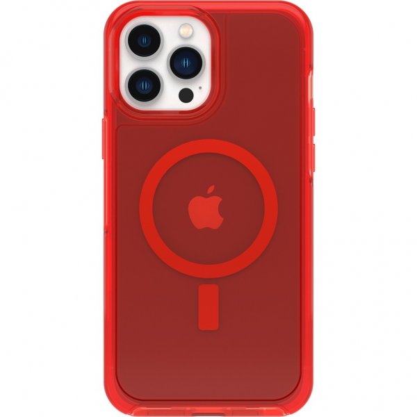 Otterbox iPhone 13 Pro Max -suojakuori Symmetry Plus Clear In The Red